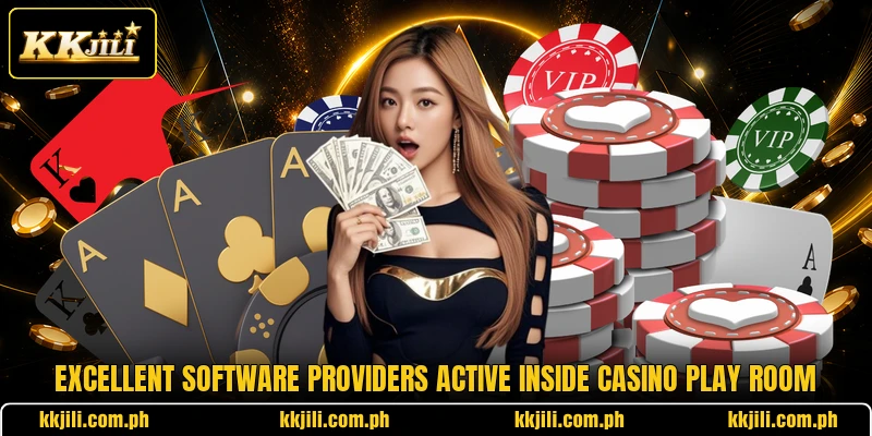 Excellent software providers active inside Casino Play Room