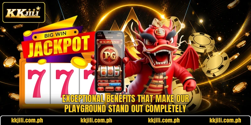 Exceptional benefits that make our playground stand out completely
