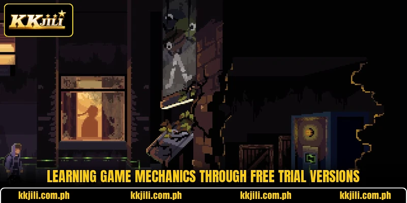 Learning game mechanics through free trial versions