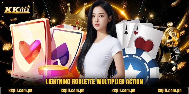 Lightning roulette multiplier action