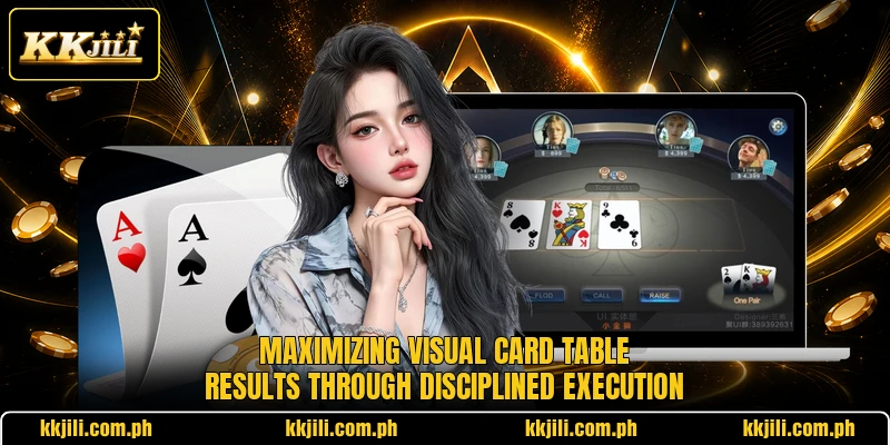 Maximizing visual card table results through disciplined execution