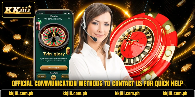 Official communication methods to contact us for quick help