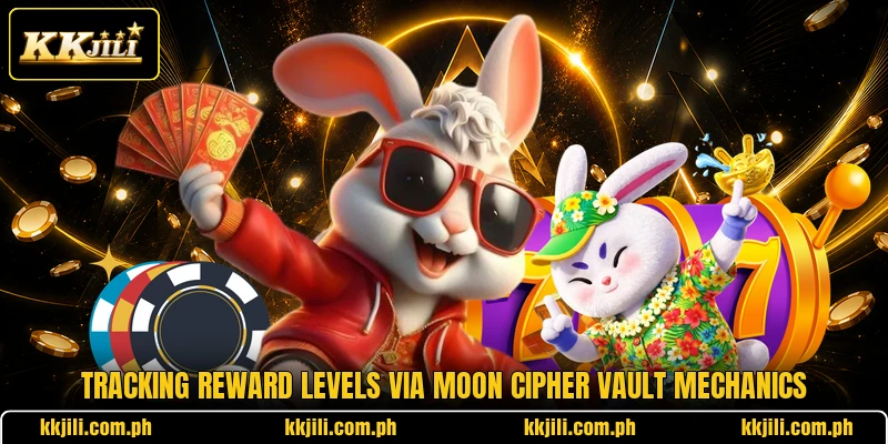 Tracking reward levels via Moon Cipher Vault mechanics