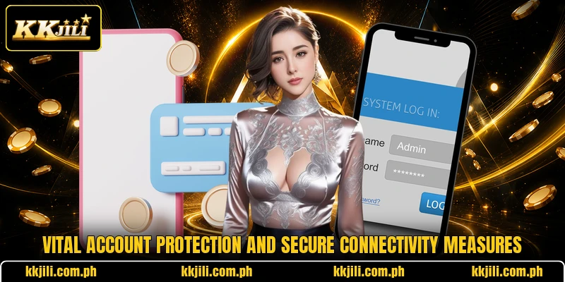 Vital account protection and secure connectivity measures Vital account protection and secure connectivity measures